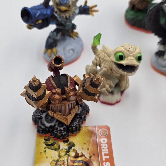 Skylanders Lot of 10 Figures Giants Spyro Drill Sergeant Gill Grunt Whirlwind El - Picture 2 of 7